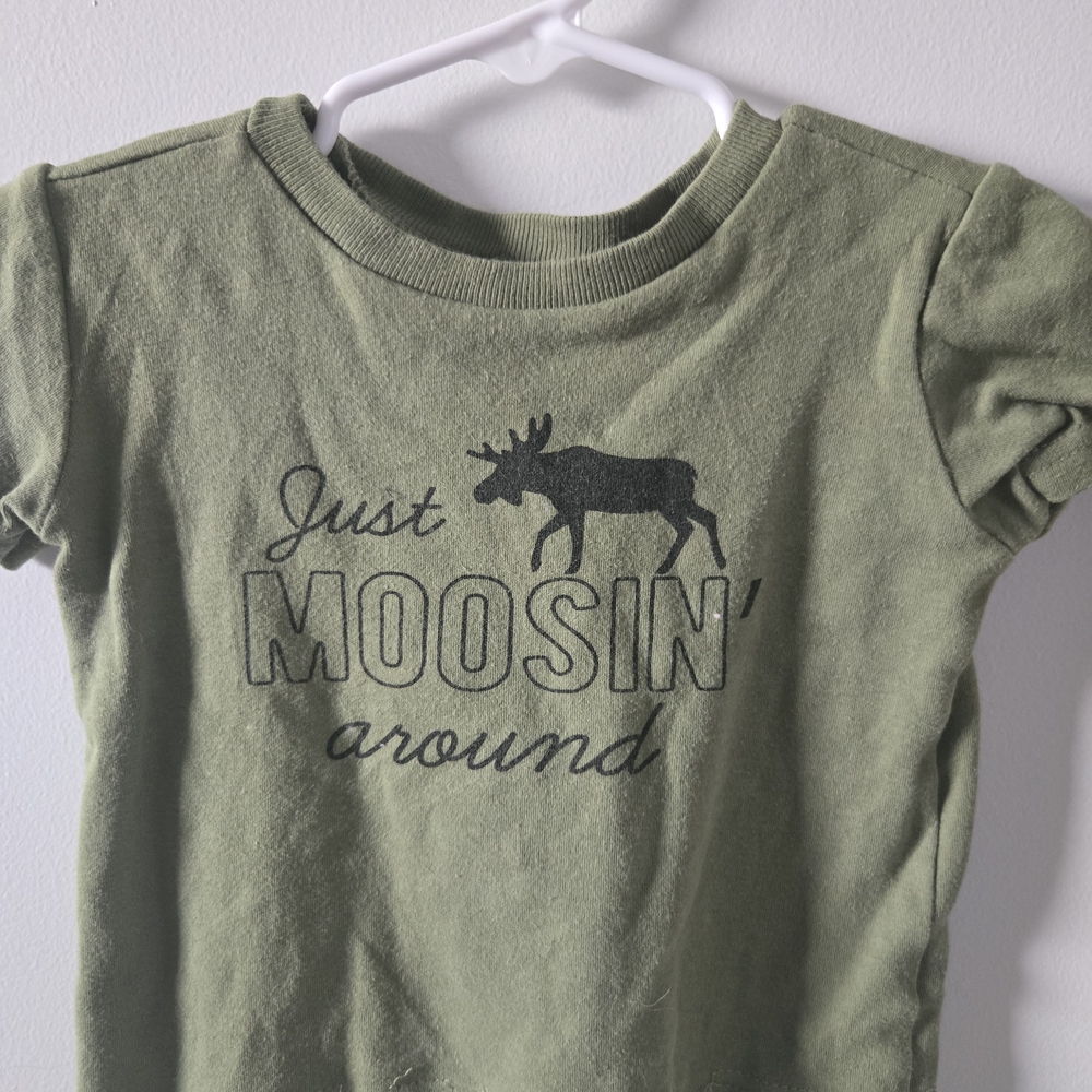 Kids Green Graphic Tee